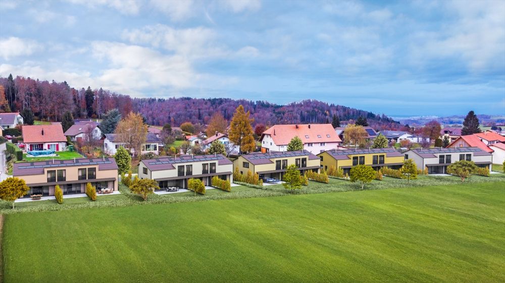 Verkauf von 15 Reihenvillen mit 5 und 6 Zimmern in Le Mouret -  Bild 6