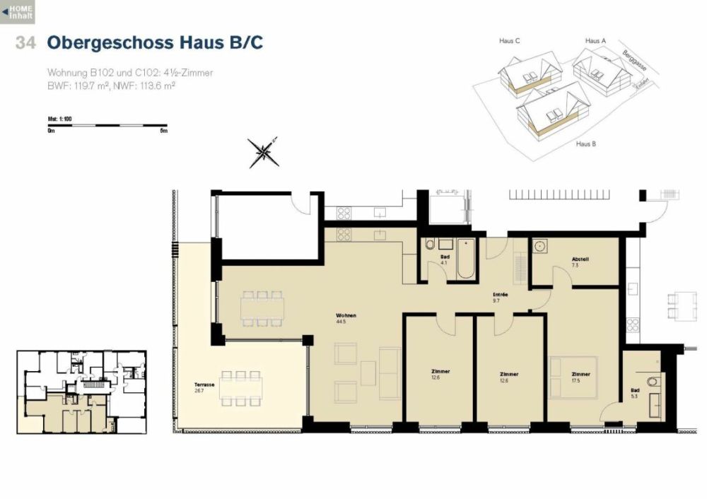 Exklusive 4.5-Zimmerwohnung mit traumhafter Weitsicht -  Bild 6