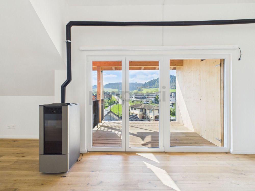Charmante Neubauwohnung im Dachgeschoss in Grossdietwil  modern, ländlich & einzigartig - Image 1