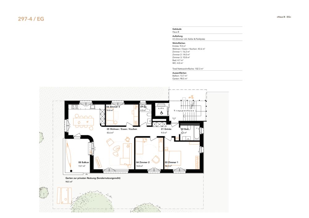 Charmante Neubau-Gartenwohnung in Mühlethurnen -  Bild 2