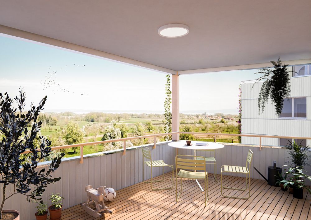 AUGARTEN - Wohnen im Einklang mit der Natur - Loggia