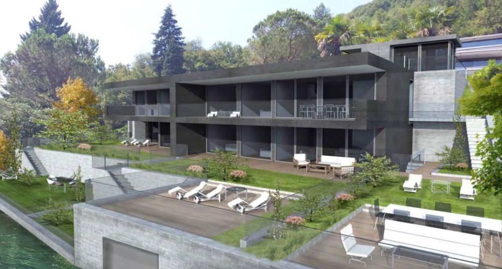 Magnifica villa moderna direttamente a lago da personalizzare -  Bild 1