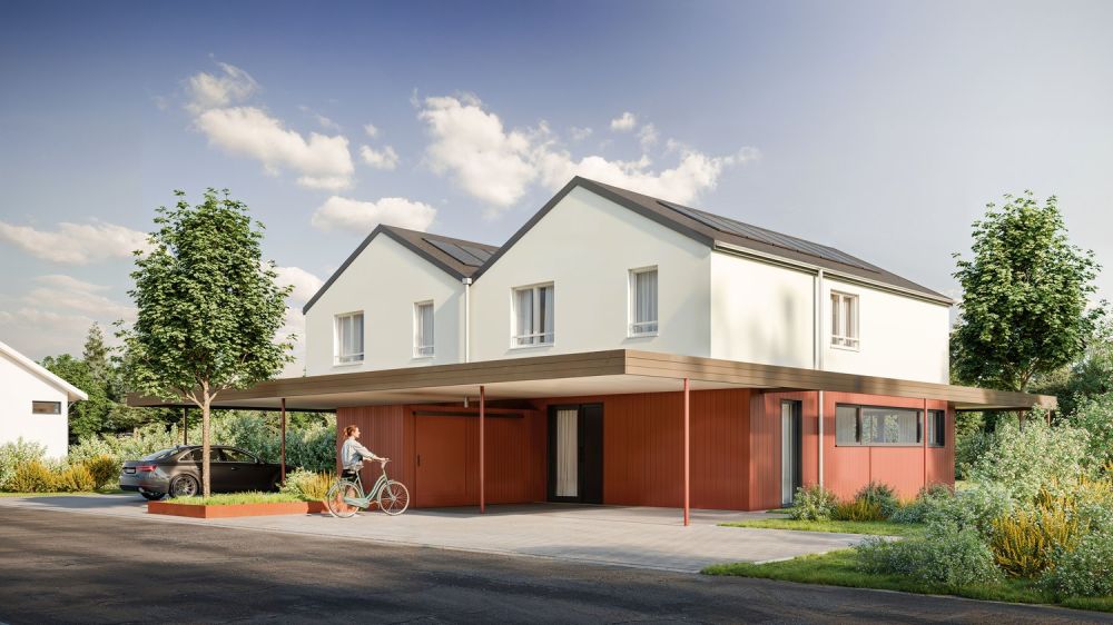 «Zwei Freunde» | Neubau 5.5-Zi.-EFH mit Hobbyraum & gecktem Sitzplatz | Roggwil BE -  Bild 2