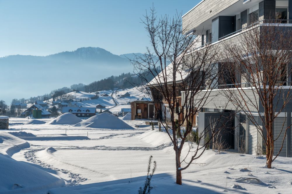 Neubau-Wohntraum im Eigentumsstandard in parkähnlicher Umgebung - Aussenanlage