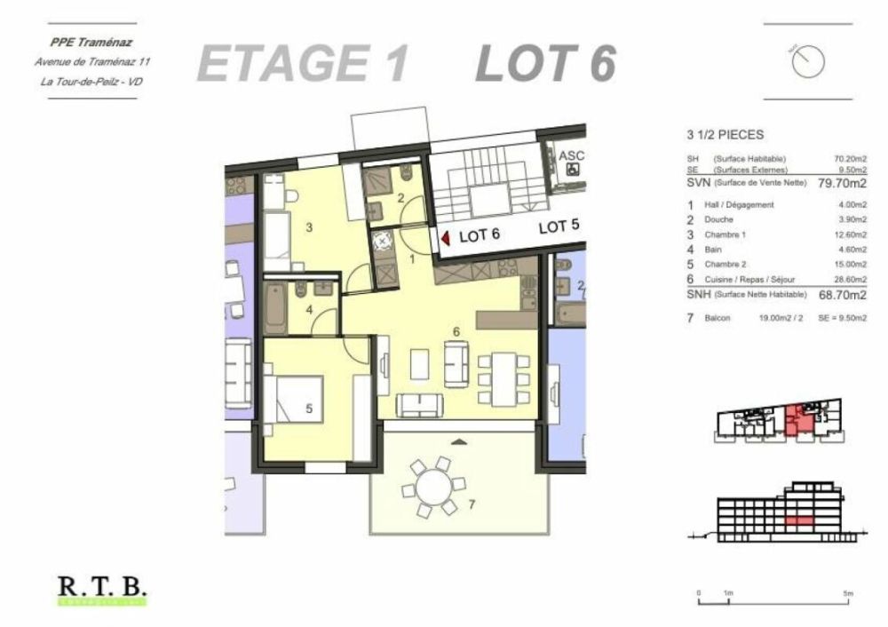 Appartement 3.5 pièces à La Tour-de-Peilz -  Bild 11