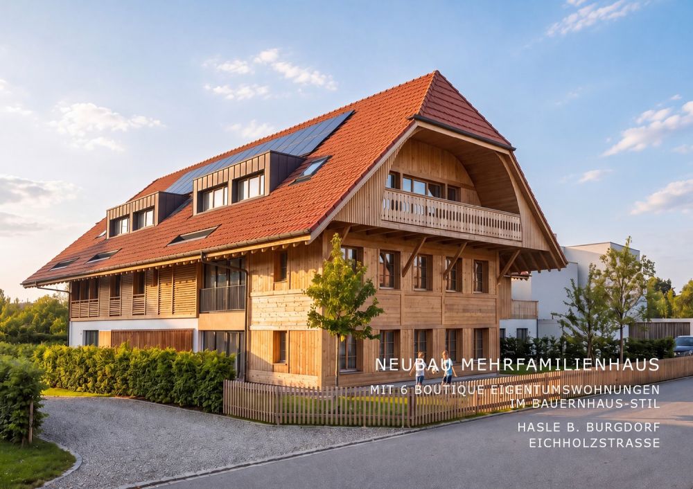 3.5-Zimmer Boutique-Eigentumswohnung im Bauernhaus-Stil - Hasle b.Burgdorf -  Bild 3
