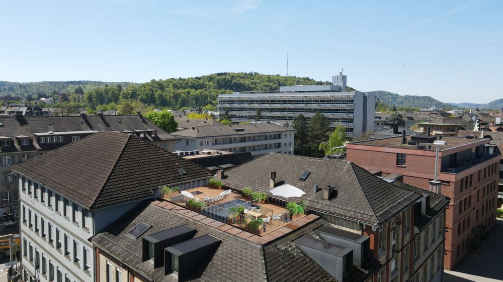 Über den Dächern von Winterthur  Urban, stilvoll, einzigartig - Dachterrasse