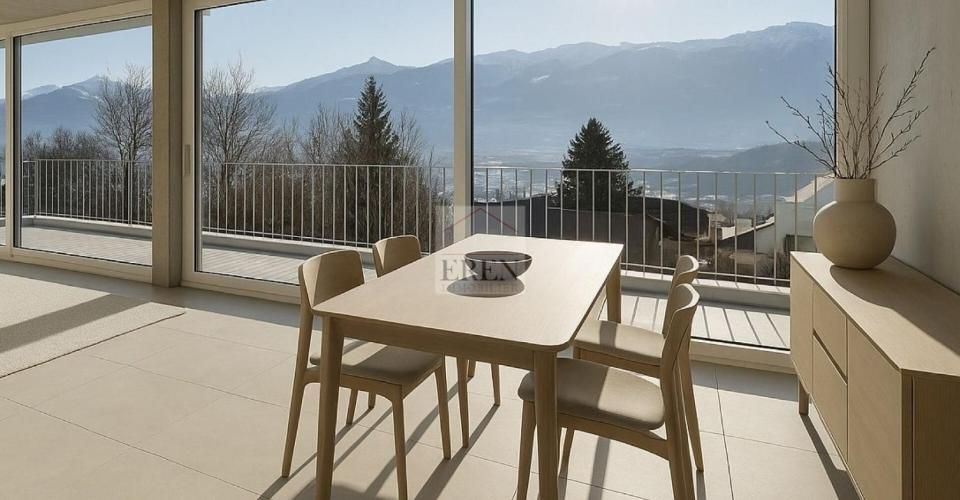 Magnifique attique 4.5 pièces neuf avec grande terrasse panoramique à Conthey lumineux et moderne - Attique 4.5 pièces - image - 4