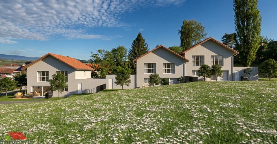 Nouvelle promotion à Thierrens – Villas familiales 5.5p avec jardin - Maison jumelée 5.5 pièces - image - 3