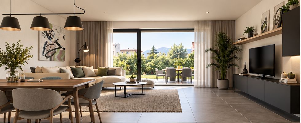 NUOVA COSTRUZIONE : APPARTAMENTO DI 3,5 LOCALI CON GIARDINO -  Bild 2