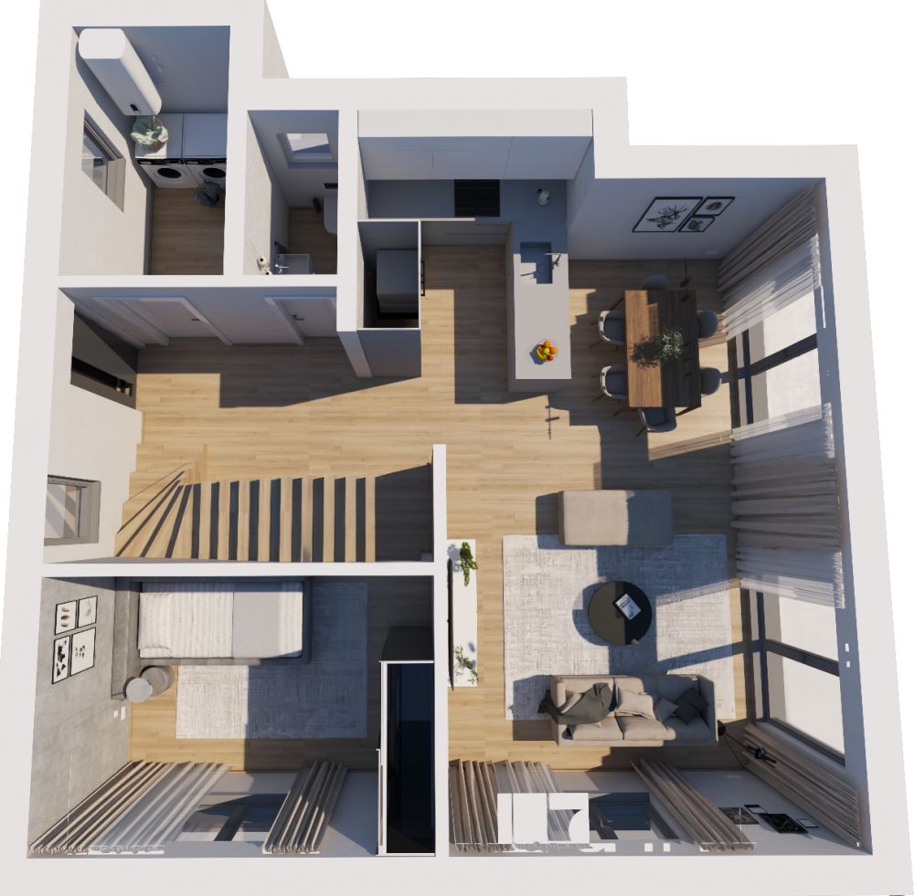 Modernes Einfamilienhaus in Wiggen, erbaut nach dem Minergie-Standard, mit großem Garten -  Bild 9