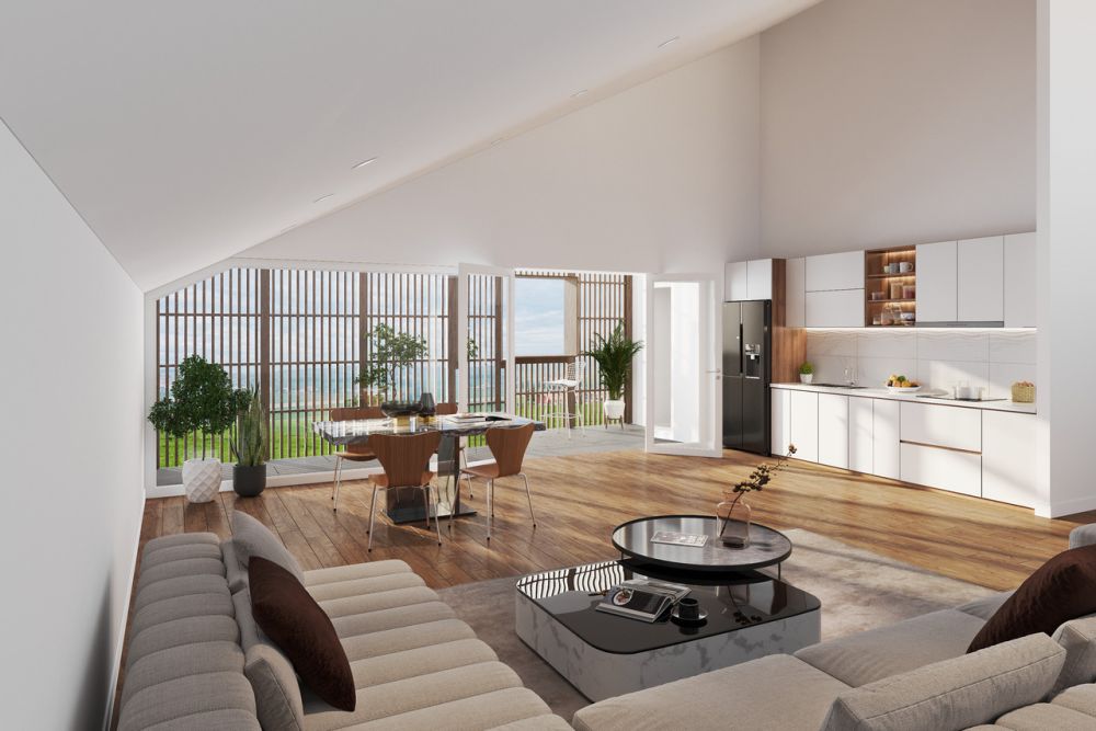 ATTIQUE D'EXCEPTION TRAVERSANT DE 4,5 PCES AVEC LOGGIA -  Bild 4