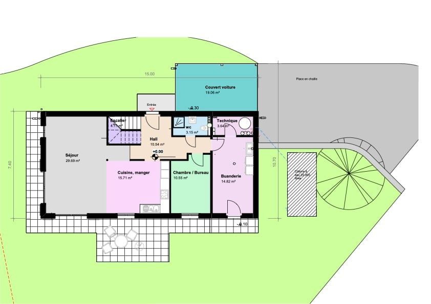 A VENDRE - Villa/Chalet sur plans - (à deux pas de la Vue des Alpes) -  Bild 4