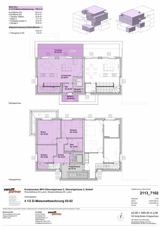 4½-Zimmer-Attikawohnung mit Seeblick -  Bild 5