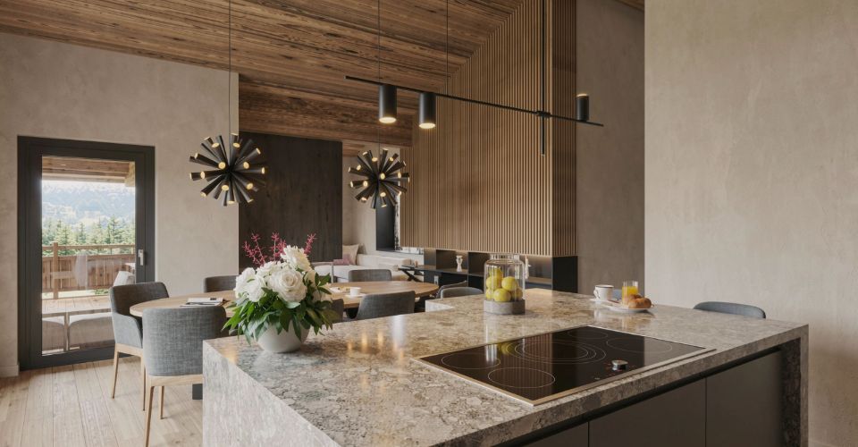 Au Centre de Crans-Montana, Chalet de 6,5 pièces de haut stantding - Chalet 6.5 pièces - image - 4