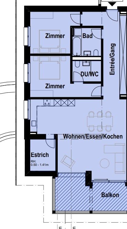 Exklusive 3.5-Zimmer-Dachwohnung in Davos Wolfgang mit Berg-und Seesicht -ideal als Zweitwohnsitz -  Bild 6