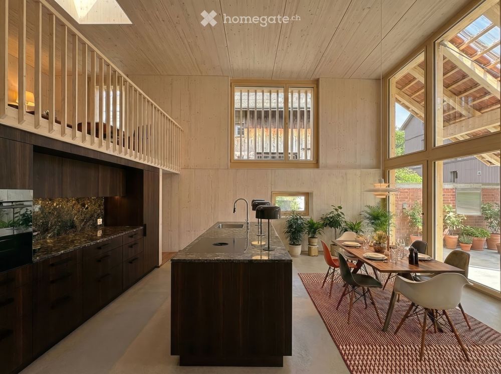 Neubau in Hettlingen - Transformation einer Stallscheune in ein Wohnhaus -  Bild 4