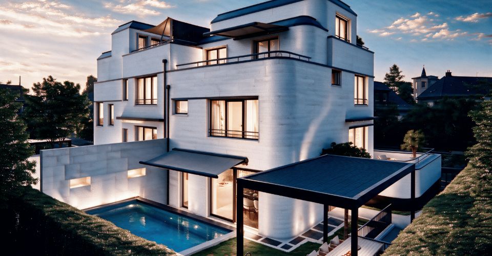 Kilchbergs Split-Level-Highlight: Spektakuläres Luxus-Haus mit Pool, Fitness & Smart Home - Maison 6.5 pièces - image - 1