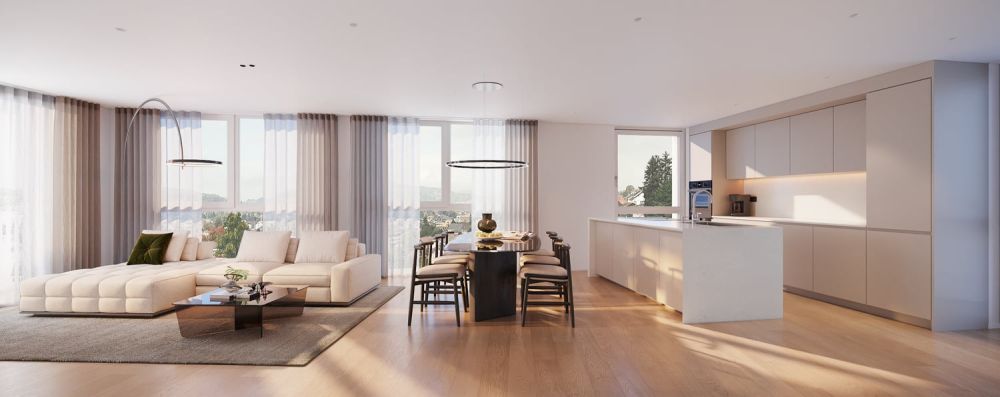 Moderne 3.5-Zimmer-Neubauwohnung im Erdgeschoss in Menziken -  Bild 3