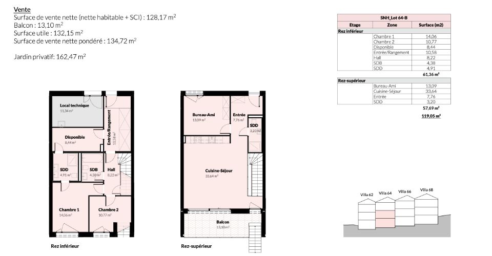 Duplex moderne de 5,5 pièces à Semsales – Nouvelle construction avec balcon et vue verdoyante - Duplex 4.5 pièces - image - 5