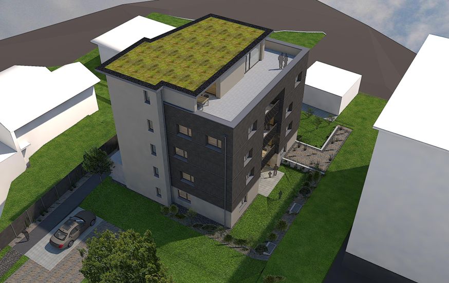 Moderne und grosszügige 3.5-Zimmerwohnung - Neubau Mehrfamilienhaus - Visualisierung 2
