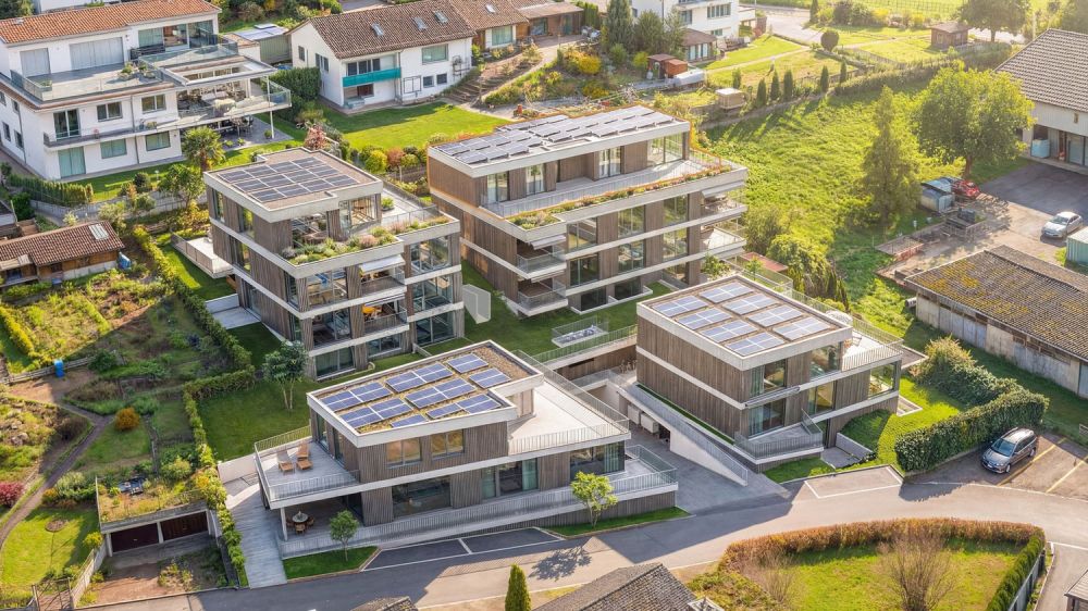 Attikatraum mit 75 m² Terrasse - modern & nachhaltig wohnen in Zufikon - Aussenvisualisierung