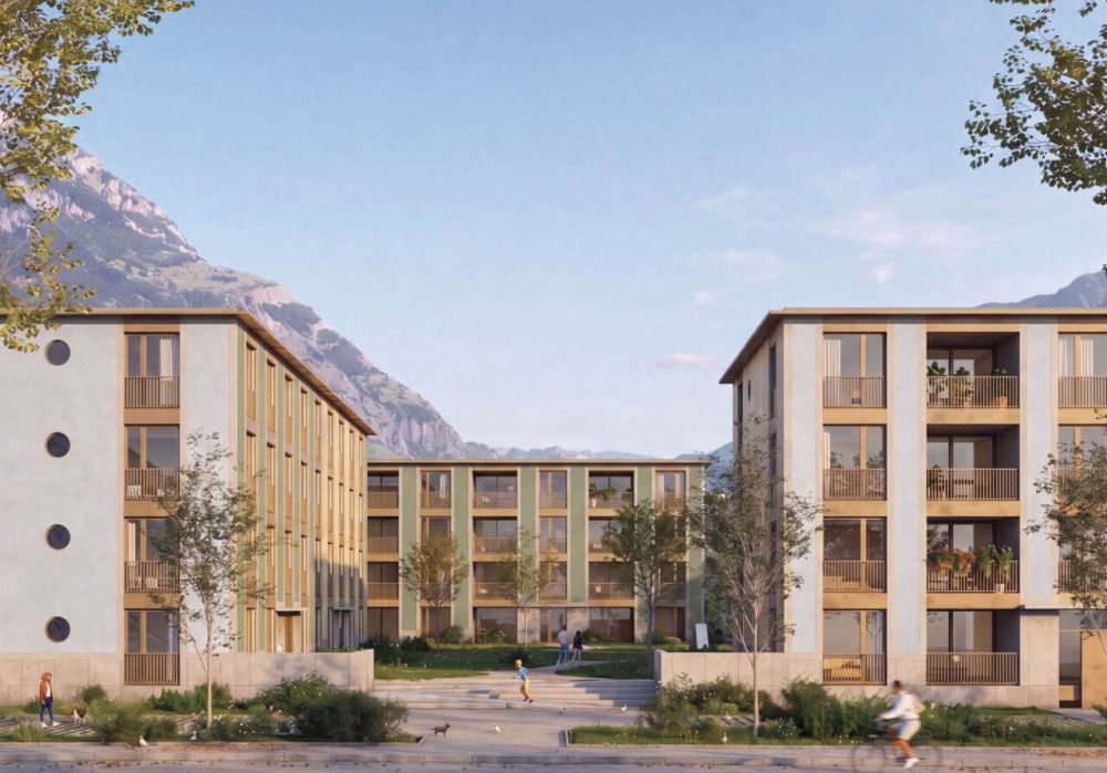 Lot A2.101 : 3,5 pièces sur plan à Martigny -  Bild 4