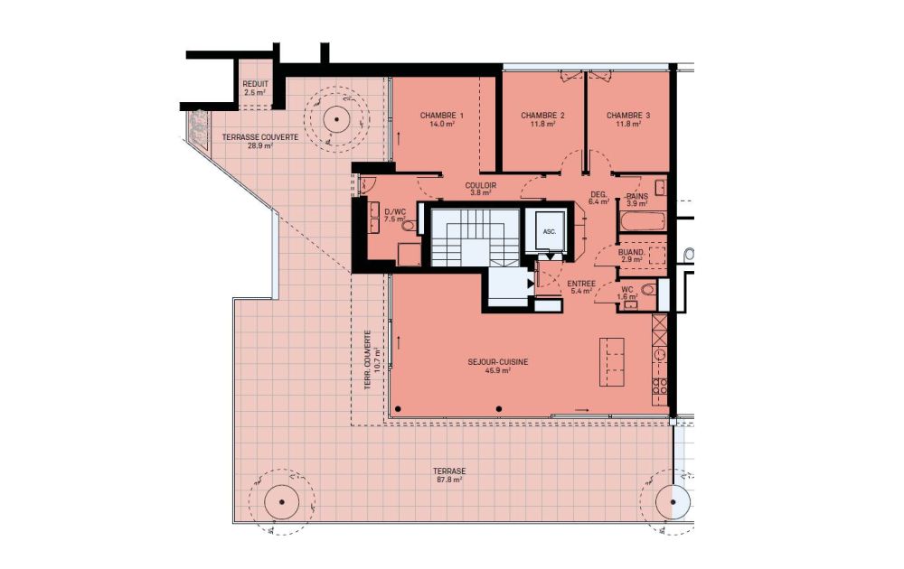 Neue 4.5-Zimmer-Dachwohnung mit Dachterrasse -  Bild 13