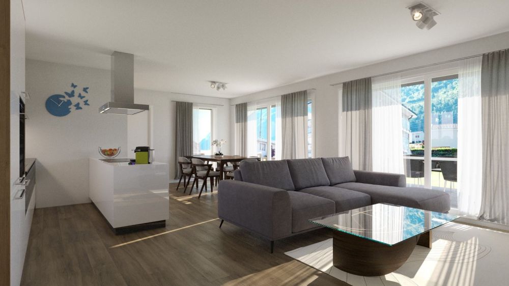 Promotion de 3 villas "Les Terrasses" moderne de 4,5 pièces à Saxon -  Bild 4