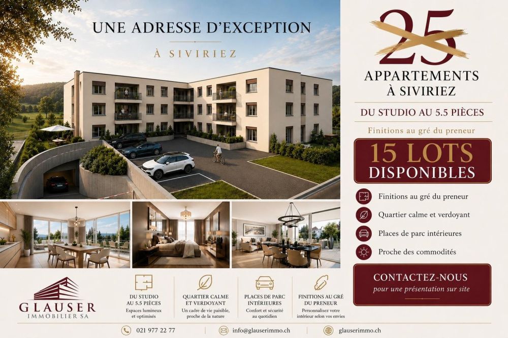 3,5 pièces neuf | Centre du village -  Bild 1