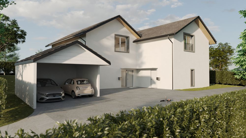 Font, à vendre, villa mitoyenne de 5.5 pièces, 125m2, terrain de 400m2 -  Bild 1