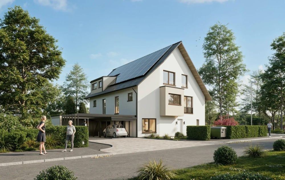 Exklusive Neubau-Haushälfte mit 5.5 Zimmern, Garten und PV-Anlage / BAUSTART APRIL 2026 - Bild 1