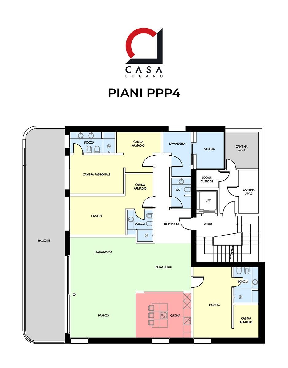 Esclusiva residenza di sole quattro unità di alto standing vista lago. -  Bild 12