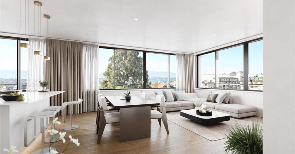 LAC TOWER : Plus que 2 appartements & 1 Attique neufs à vendre au Eaux-Vives - Appartement 4.5 pièces - image - 6