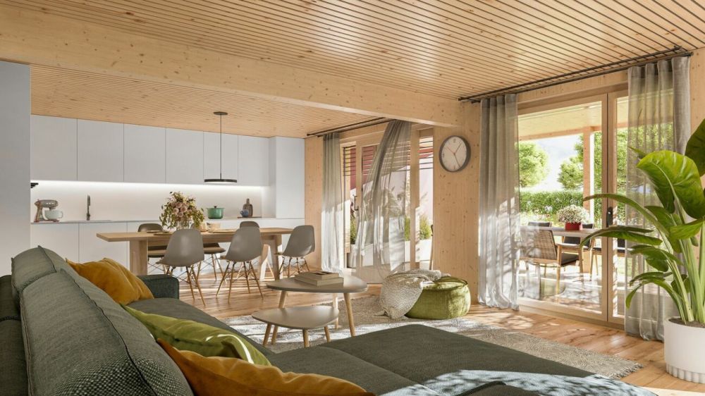 Wohnen am Haldenbach - Nachhaltiger Bau in Ganterschwil - Referenzbilder