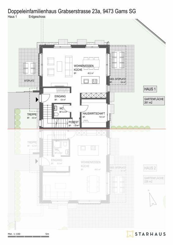 5 1/2-Zimmer Doppeleinfamilienhaus in ländlicher Umgebung -  Bild 4