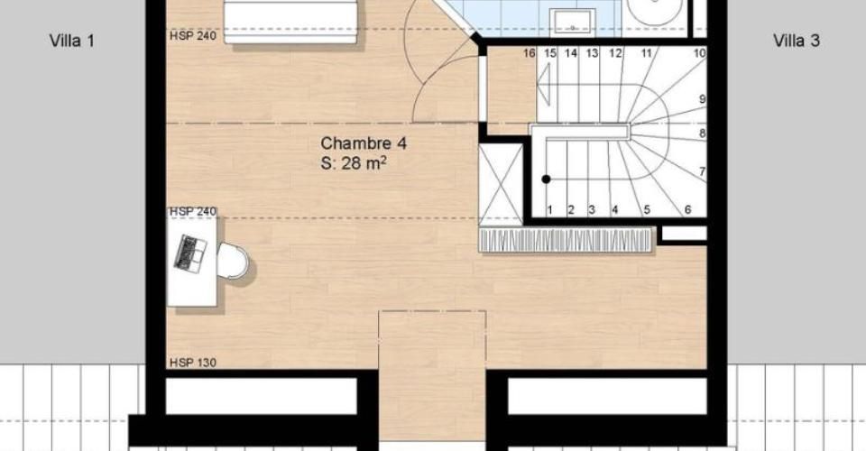 Founex Village - situation calme - Villa 2 sur plans avec 4 chambres - Maison 5.5 pièces - image - 11