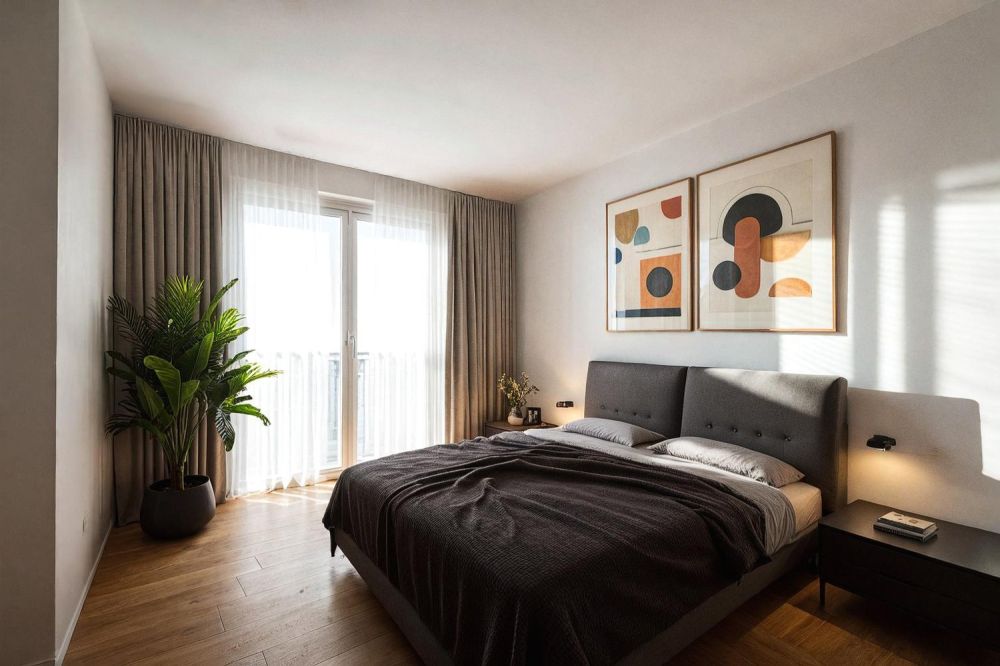 Neue 4.5-Zimmer Eigentumswohnungen - Visualisierung_Schlafzimmer