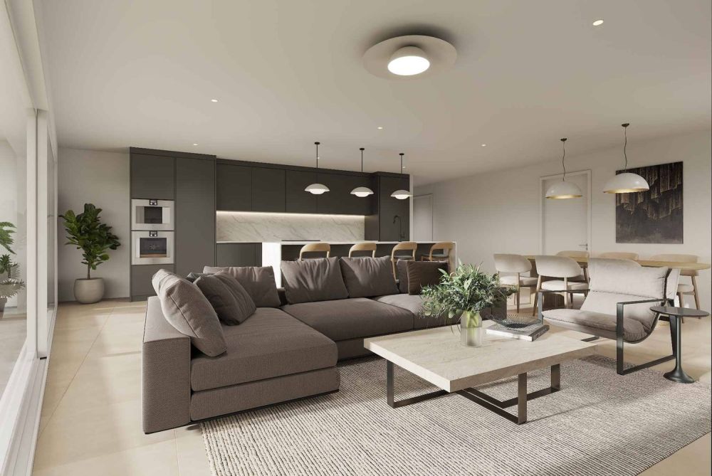 Nouveau : Appartement neuf de 4,5 pièces situé au rez-de-chaussée -  Bild 1