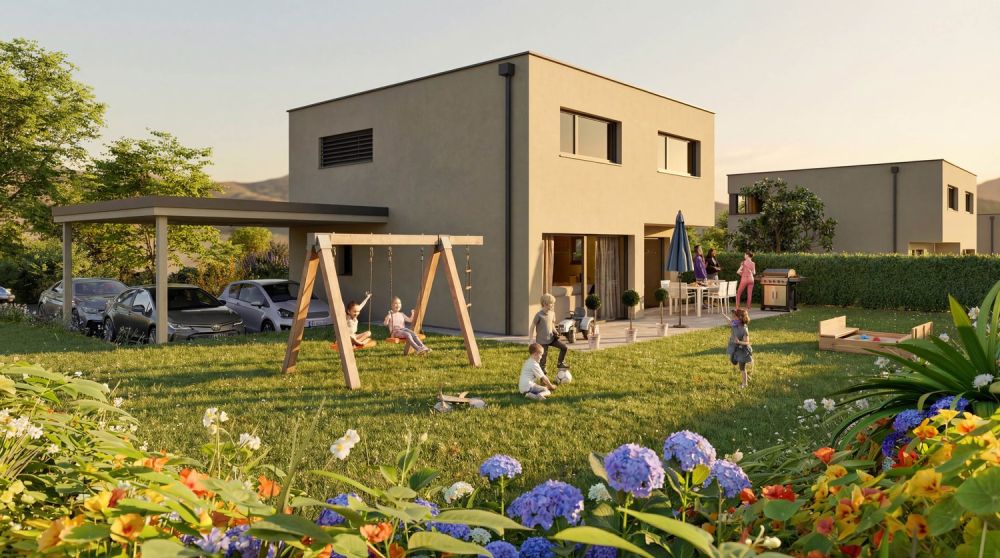 Neubau Einfamilienhaus in Nunningen – ideal für Familien -  Bild 1