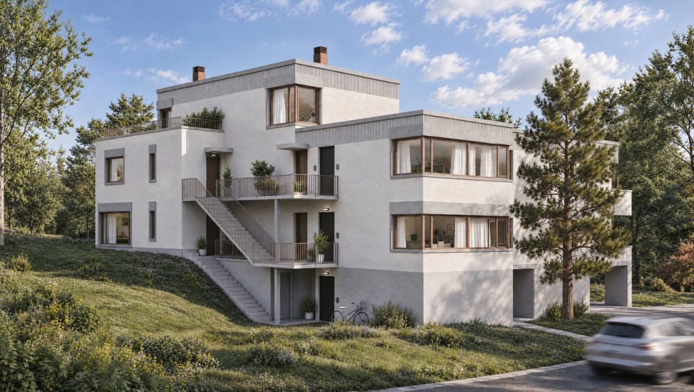 AUTORISATION EN FORCE - NOUVELLE PROMOTION DE 4 APPARTEMENTS THPE -  Bild 1