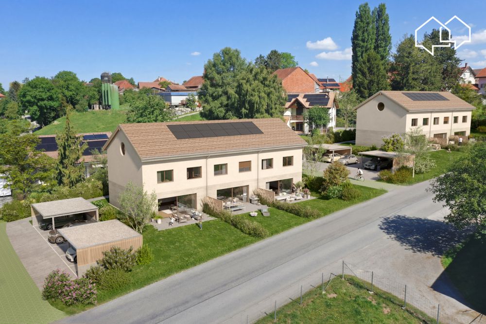 Le Clos des Jordils - villa de 5.5 pièces neuve - Lot A1 - Vue générale