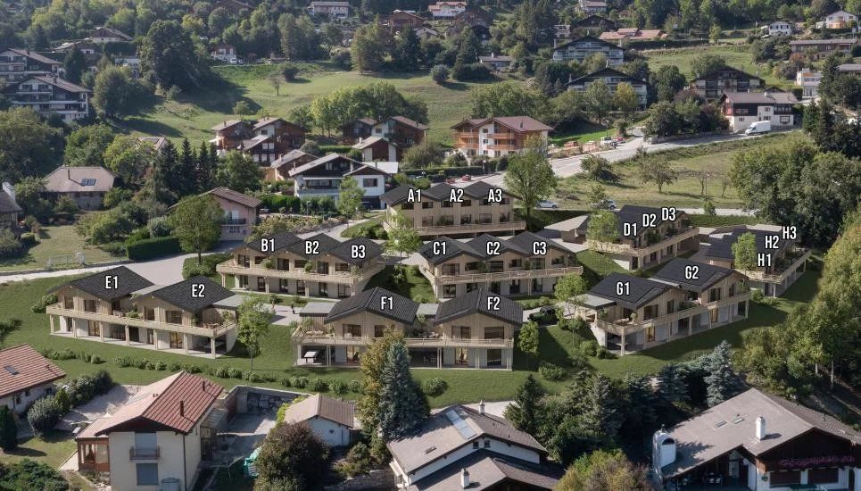 Chalets contemporains à Mollens Promotion Les Martelles - Bild 2