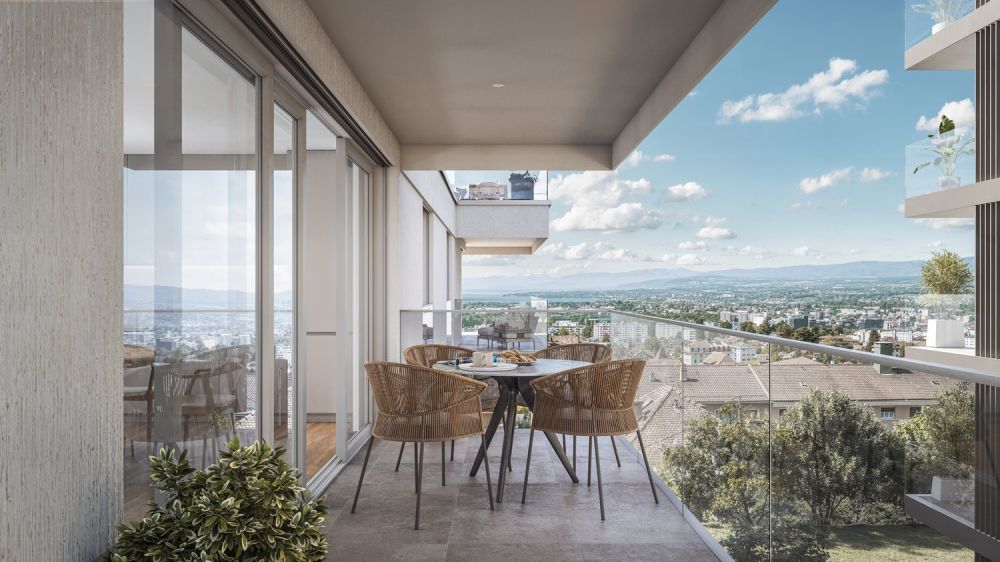 AUX PORTES DE LAUSANNE  — Appartement NEUF de 4.5 pièces  · Terrasse et jardin -  Bild 5