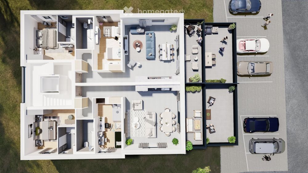 Magnifique appartement en attique de 3.5 pièces à Arbaz -  Bild 4