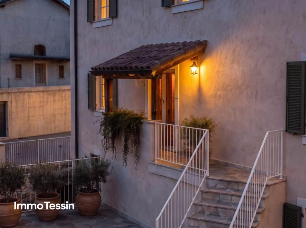 Neue & exklusive 5 Zimmer Wohnung mit wunderschöner Weitsicht in die Tessiner Bergwelt nähe Lugano - Exklusives Duplex Projekt nahe Lugano b833