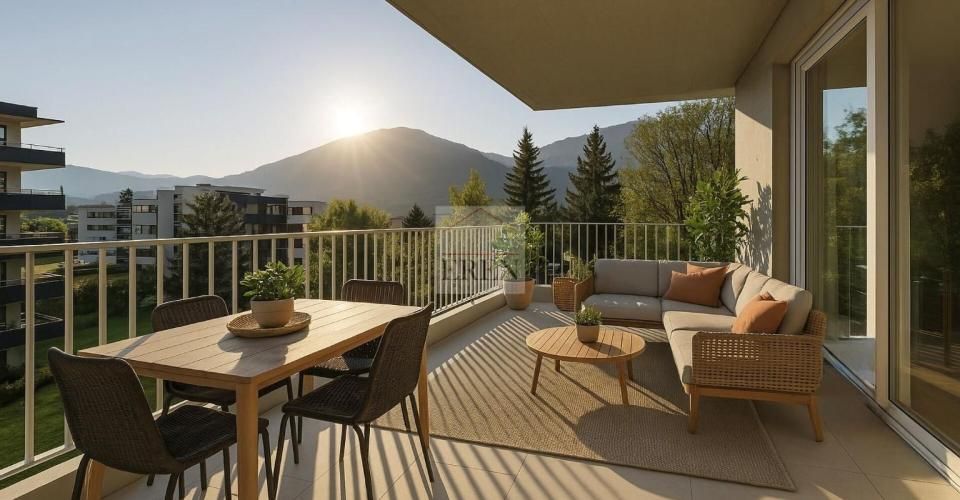 Magnifique attique 4.5 pièces neuf avec grande terrasse panoramique à Conthey lumineux et moderne - Attique 4.5 pièces - image - 9
