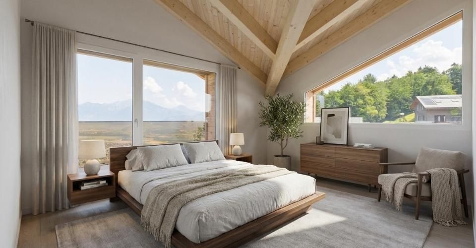Haus A Choëx - Chalet neuf avec terrasse & flexibilité - Maison 4.5 pièces - image - 4