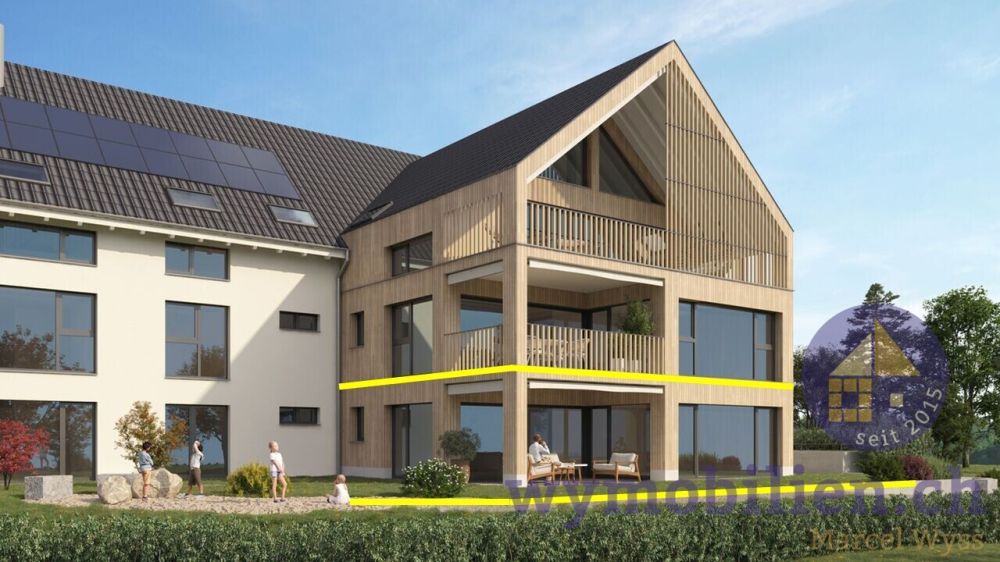 Wohntraum (130.5m2) mit privatem Garten (112m2) - Einzug Sommer 2026! - Geniessen Sie den privaten Gartenbereich