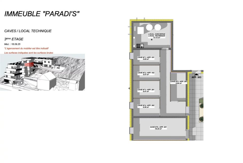 3.5 pièces attique - Promotion de standing à Salins ! - Bild 6